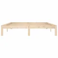 Cadre de lit Bois de pin massif 160x200 cm