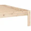 Cadre de lit Bois de pin massif 160x200 cm