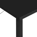 Bureau d'ordinateur Noir 80x40x72 cm MDF et métal