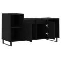 Meuble TV Noir 100x35x55 cm Bois d'ingénierie