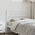 Tête de lit métal blanc 100 cm