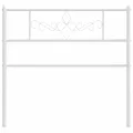 Tête de lit métal blanc 100 cm