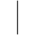 Tête de lit métal noir 193 cm