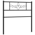 Tête de lit métal noir 107 cm