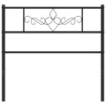 Tête de lit métal noir 107 cm