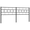 Tête de lit métal noir 200 cm