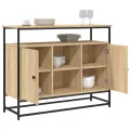 Buffet chêne sonoma 100x35x80 cm bois d'ingénierie