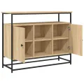 Buffet chêne sonoma 100x35x80 cm bois d'ingénierie