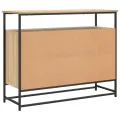 Buffet chêne sonoma 100x35x80 cm bois d'ingénierie
