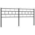 Tête de lit métal noir 180 cm