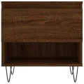 Table basse chêne marron 50x46x50 cm bois d'ingénierie