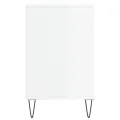Armoire à chaussure Blanc brillant 102x36x60 cm Bois ingénierie