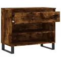 Armoire à chaussures Chêne fumé 70x36x60 cm Bois d'ingénierie