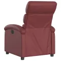 Fauteuil inclinable Rouge bordeaux Similicuir