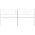 Tête de lit métal blanc 180 cm