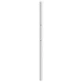 Tête de lit métal blanc 200 cm