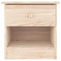 Table de chevet ALTA 43x35x40,5 cm bois de pin massif