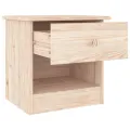 Table de chevet ALTA 43x35x40,5 cm bois de pin massif