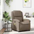 Fauteuil de massage inclinable Cappuccino Similicuir