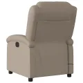Fauteuil de massage inclinable Cappuccino Similicuir