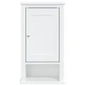 Armoire murale de salle de bain BERG blanc bois de pin massif
