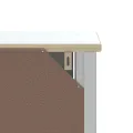Armoire murale de salle de bain BERG blanc bois de pin massif