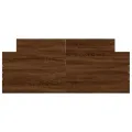 Cadre de lit tête de lit et pied de lit chêne marron 120x190 cm