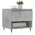 Tables basses 2 pcs gris béton 50x46x50 cm bois d'ingénierie