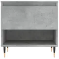 Tables basses 2 pcs gris béton 50x46x50 cm bois d'ingénierie