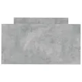Cadre de lit gris béton 75x190cm petit simple bois d'ingénierie