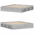 Cadre de lit sonoma gris 180x200 cm super king