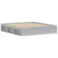 Cadre de lit sonoma gris 180x200 cm super king