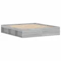 Cadre de lit sonoma gris 180x200 cm super king