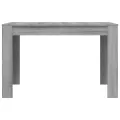 Table à dîner sonoma gris 120x60x76 cm bois d'ingénierie