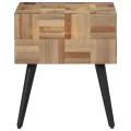 Table d'appoint 40x40x45 cm teck de récupération massif