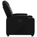 Fauteuil inclinable Noir Similicuir