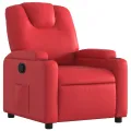 Fauteuil inclinable Rouge Similicuir