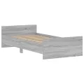 Cadre de lit sonoma gris 100x200 cm bois d'ingénierie