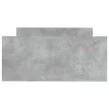 Cadre de lit gris béton 100x200 cm bois d'ingénierie