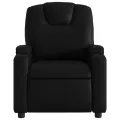 Fauteuil de massage inclinable Noir Similicuir