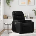 Fauteuil inclinable Noir Similicuir