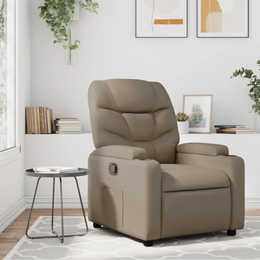 Fauteuil inclinable Cappuccino Similicuir