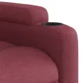 Fauteuil inclinable Rouge bordeaux Tissu