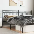 Tête de lit métal noir 180 cm