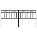 Tête de lit métal noir 180 cm
