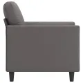 Fauteuil Gris 60 cm Similicuir