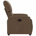 Fauteuil inclinable Marron Tissu