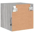 Meuble TV mural avec lumières LED sonoma gris 30x28,5x30 cm