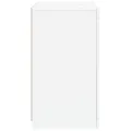Armoire latérale avec éclairage LED blanc bois d'ingénierie