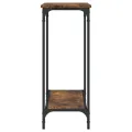 Table console chêne fumé 101x30,5x75 cm bois d'ingénierie